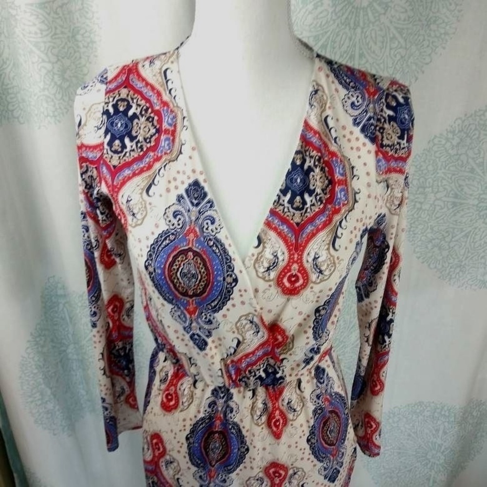 Style Rack V-neck Mini Dress Size Small - Picture 3 of 5